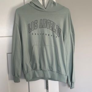 Light green hoodie